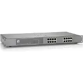 Level One LevelOne 16-Port-Fast-Ethernet-PoE-Switch - 480W - 802.3at PoE+ - Unverwalteter Switch - Fast Ethernet (10/100) - Vollduplex - Power over Ethernet (PoE) - Für den Einbau in ein Rack
