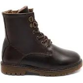 Bisgaard Winterboots "maia lamb", Mädchen, Gr. 35, wärmend, braun (dunkelbraun), Leder, Schuhe Winterboots, Boots mit Lammfell, Größenschablone zum Download