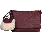 Tom Tailor Fania Damen Flap Bag Umhängetasche Klein Dunkelrot