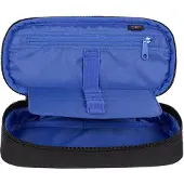 Eastpak Federmäppchen Schwarz Blau 5x22x9 cm Schreinetui mit Fächern