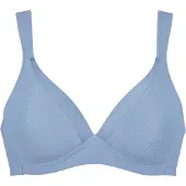 Naturana Bügelloser BH , Damen, Gr. 80, Cup B, blau (forever blau), Obermaterial: 80% Polyamid, 20% Elasthan, BHs Bügelloser BH