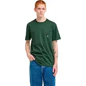 Element Sporttop "Icon Label Pocket", Herren, Gr. XS, grün (deep forest), Obermaterial: 100% Baumwolle., Tops Sporttop