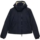 Superdry Outdoorjacke "HOODED ARCTIC WINDCHEATER", Damen, Gr. M, blau (schwarzest navy), Web, Obermaterial: 100% Polyester, unifarben, regular fit normal, Jacken Outdoorjacke, Kunstfaser, regular fit