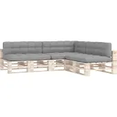 Syfax Palettensofa-Auflagen 7 Stk. Grau