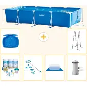 Intex Rechteckiger Frame Pool - 450x220x84 cm - 7-teilig S20852