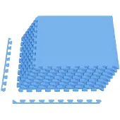 Syfax Pool Bodenschutzmatte 24 stk. Blau 8,64 m² EVA-Schaum