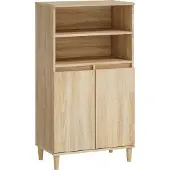 Syfax Highboard Sonoma-Eiche 60x36x110 cm Holzwerkstoff