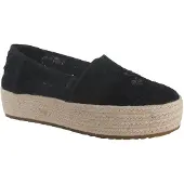 Toms Valencia black floral crochet 37