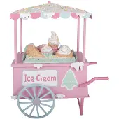 Clayre & Eef Dekorationsfigur 34x18x38 cm Rosa Kunststoff