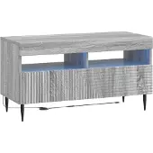 Syfax LED-TV-Schrank HAARLEM 81 x 35 x 43 cm Sonoma-Grau