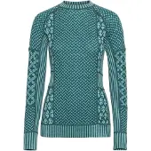Kari Traa - Women's Smekker L/S - Merinounterwäsche Gr L türkis