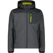 CMP Herren Softshell Jacke Zip Hood 3A01787N-00FZ 50 - Jungle-Black Pine - 50