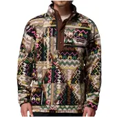 Columbia - Helvetia II Printed Half Snap Fleece - Fleecepullover Gr S braun