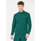 Endurance - Ledger Waffle Melange Midlayer - Fleecepullover Gr M türkis