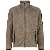 CMP - Jacket Jacquard Knitted 3H60747N - Fleecejacke Gr 52 braun
