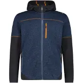 CMP - Jacket Fix Hood 36H2437 - Fleecejacke Gr 54 blau