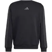 Adidas - Essentials 3-Stripes Fleece Sweatshirt - Pullover Gr XL schwarz