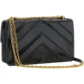 Pinko Love Bag Chevron schwarz Love Birds und Kette