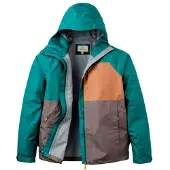 Passenger - Trailscape Recycled Waterproof Jacket - Regenjacke Gr S türkis