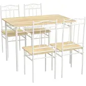 Sonstiges Essgruppe Buche 5-teilig mit 4 Stühlen 109x69x75 cm