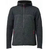 Ivanhoe - Ron Hood - Merinohoodie Gr 3XL schwarz/grau