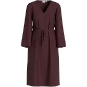 Vila Vilovie Langärmeliges Maxikleid