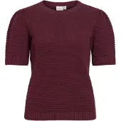 Vila Kurzärmeliges Strickoberteil
