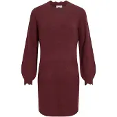 Vila Vinikolina Langärmeliges Strickkleid