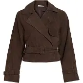 Vila Viida Wildleder Trenchcoat