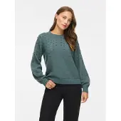 Vila Vituli Rundhals Strickpullover