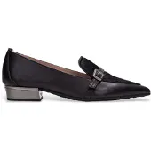 Hispanitas für Damen. HI265141 Ballerinas aus Leder Genf schwarz (36), Wohnung, Keine, Lässig