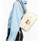 Markenlos Love Classic Puff CL Schaf Nap Handtasche