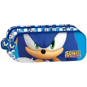 Sonic the Hedgehog Modern 2-Fächer Stifterolle 23 cm