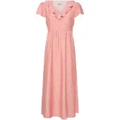 Ichi Midikleid "Damen Freizeitkleid IHKELLINA", Damen, Gr. 42, N-Gr, rosa (kellina shell pink), Kleider Midikleid