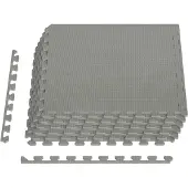 Syfax Pool Bodenschutzmatte 6 stk. Grau 2,16 m² EVA-Schaum
