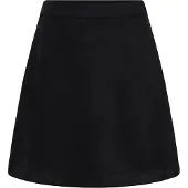 Ichi A-Linien-Rock "Damen Anzugrock IHFINO", Damen, Gr. 34, schwarz, Obermaterial: 97% Polyester PES. 3% Elasthan EL., Röcke A-Linien-Rock