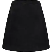 Ichi A-Linien-Rock "Damen Anzugrock IHFINO", Damen, Gr. 40, schwarz, Obermaterial: 97% Polyester PES. 3% Elasthan EL., Röcke A-Linien-Rock