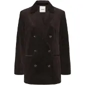 Soaked in luxury Blusenblazer "Damen Blazer SLKamet", Damen, Gr. M, braun (ganache), Obermaterial: 99% Baumwolle CO. 1% Elasthan EL., Blazer Blusenblazer