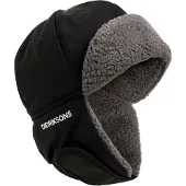 Didriksons Biggles Mütze, Schwarz, 56