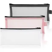 OEM Nylon-Mesh-Pennenzak, groß, grau-weiß-rosa, moderne Stil