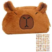 OEM Capybara Etui mit Sticker, schattige Pencilcase für Kinder und Erwachsene