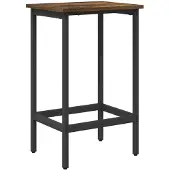 Syfax Barhocker Geräucherte Eiche 40 x 32 x 74 cm Holzwerkstoff