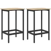 Syfax Barhocker 2 Stk. Sonoma-Eiche 40 x 32 x 74 cm Holzwerkstoff