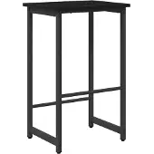Syfax Barhocker Schwarz Eichen-Optik 40 x 32 x 64 cm Holzwerkstoff