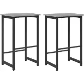 vidaXL Barhocker 2 stk. Sonoma-Grau 40 x 32 x 64 cm Holzwerkstoff