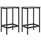 Syfax Barhocker 2 Stk. Sonoma-Grau 40 x 32 x 64 cm Holzwerkstoff