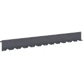 vidaXL Raseneinfassung 20 stk. 102 x 10 x 4 cm Stahl Anthrazit