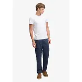 Superdry für Herren. M7011512A Cargo-Hose Regular Taper marineblau (32/32), Lässig, Baumwolle