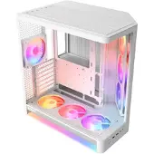 NZXT H series H6 RGB+ - Mid tower - ATX - Seitenteil mit Fenster (gehärtetes Glas)