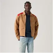 Levi's für Herren. 007RZ-0000 Braune Newell Utility Jacke (L), Lässig, Baumwolle